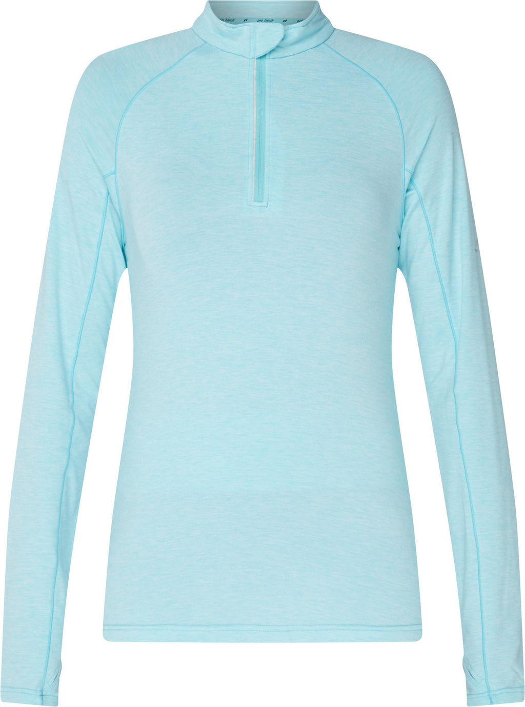 CUSCA wmsDa.Langarmshirt/Halbzipp88%Pes 12%El DryPlusEc