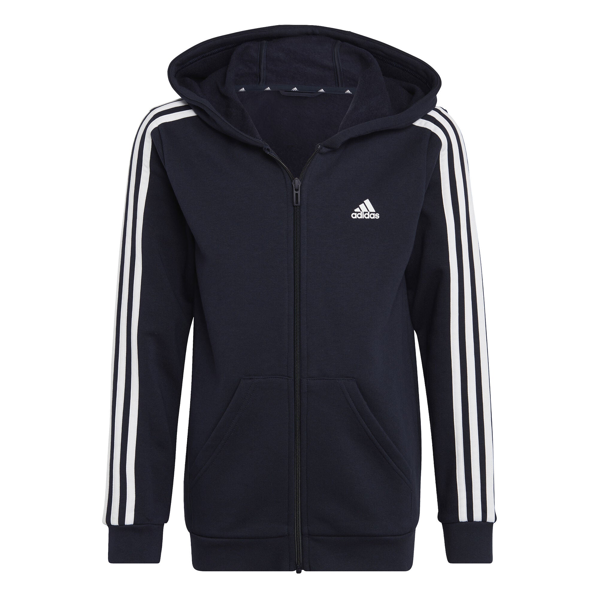 Essentials 3-Stripes Fleece ritshoodie