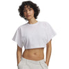 Cropped Script  Shirt  T-shirt