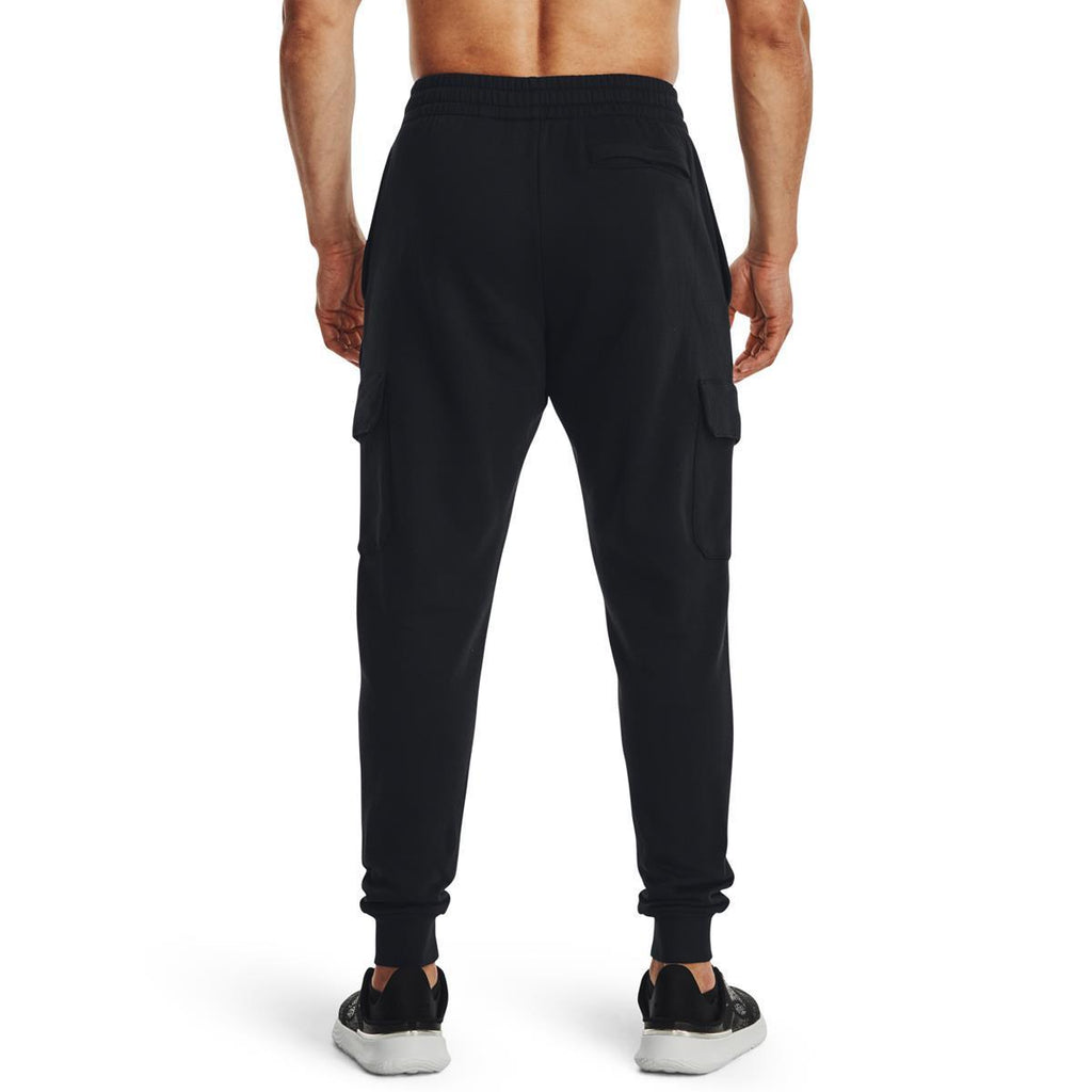 ua rival fleece cargo jogger-blk