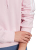 Essentials Loose-Cut 3-Stripes Cropped Hoodie