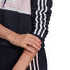 Essentials Logo Colorblock Fleece Cropped Hoodie
