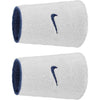 nike swoosh reversible doublewide wristbands 2pk