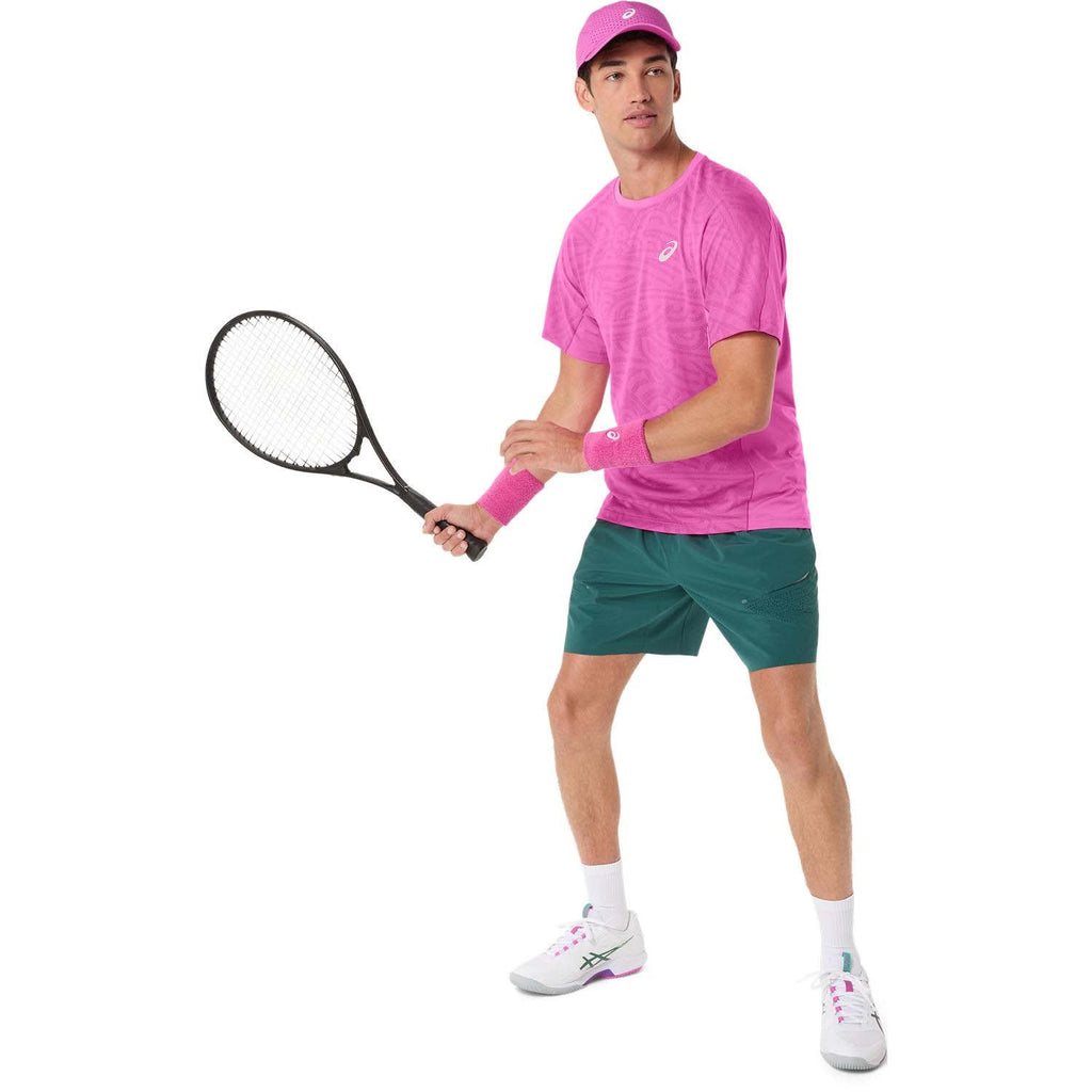 Match Jacquard Ss Top T-shirt tennis