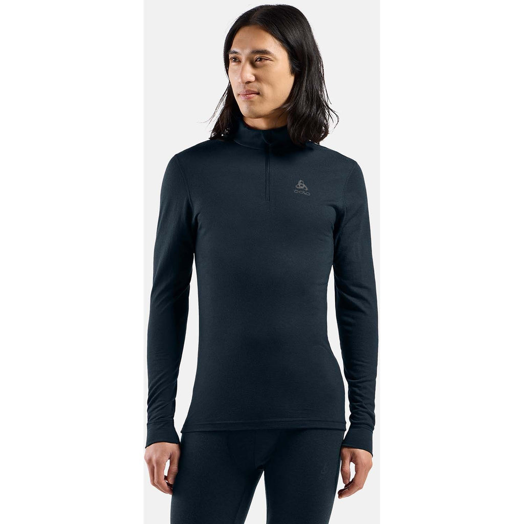 merino 200 base layer shirt turtle neck  half-zip