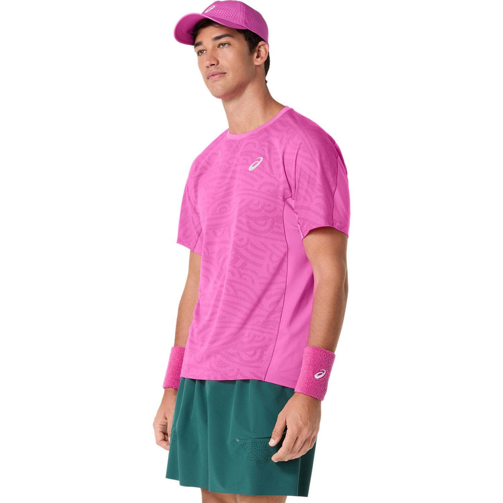 Match Jacquard Ss Top T-shirt tennis