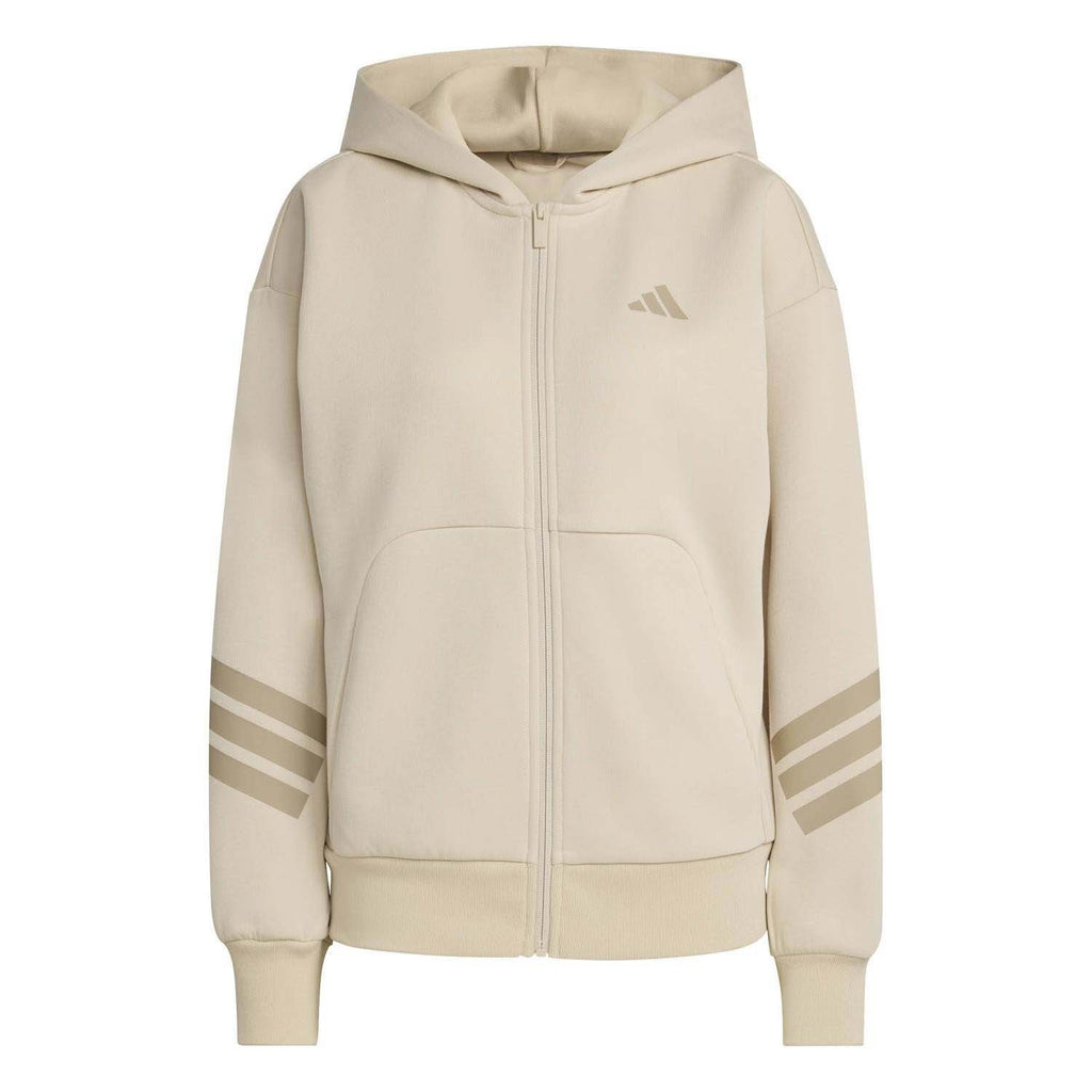 Full-zip hooded sweater