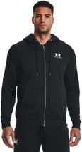 ua essential fleece fz hood