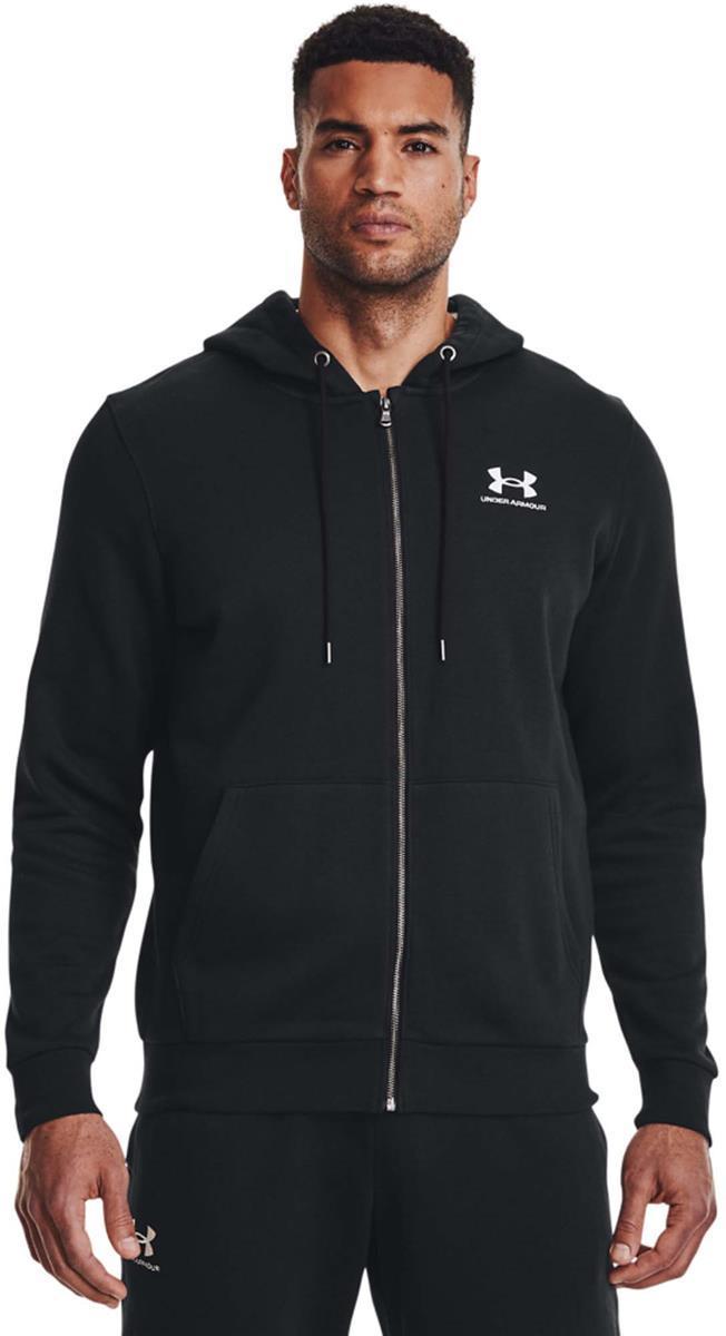 ua essential fleece fz hood