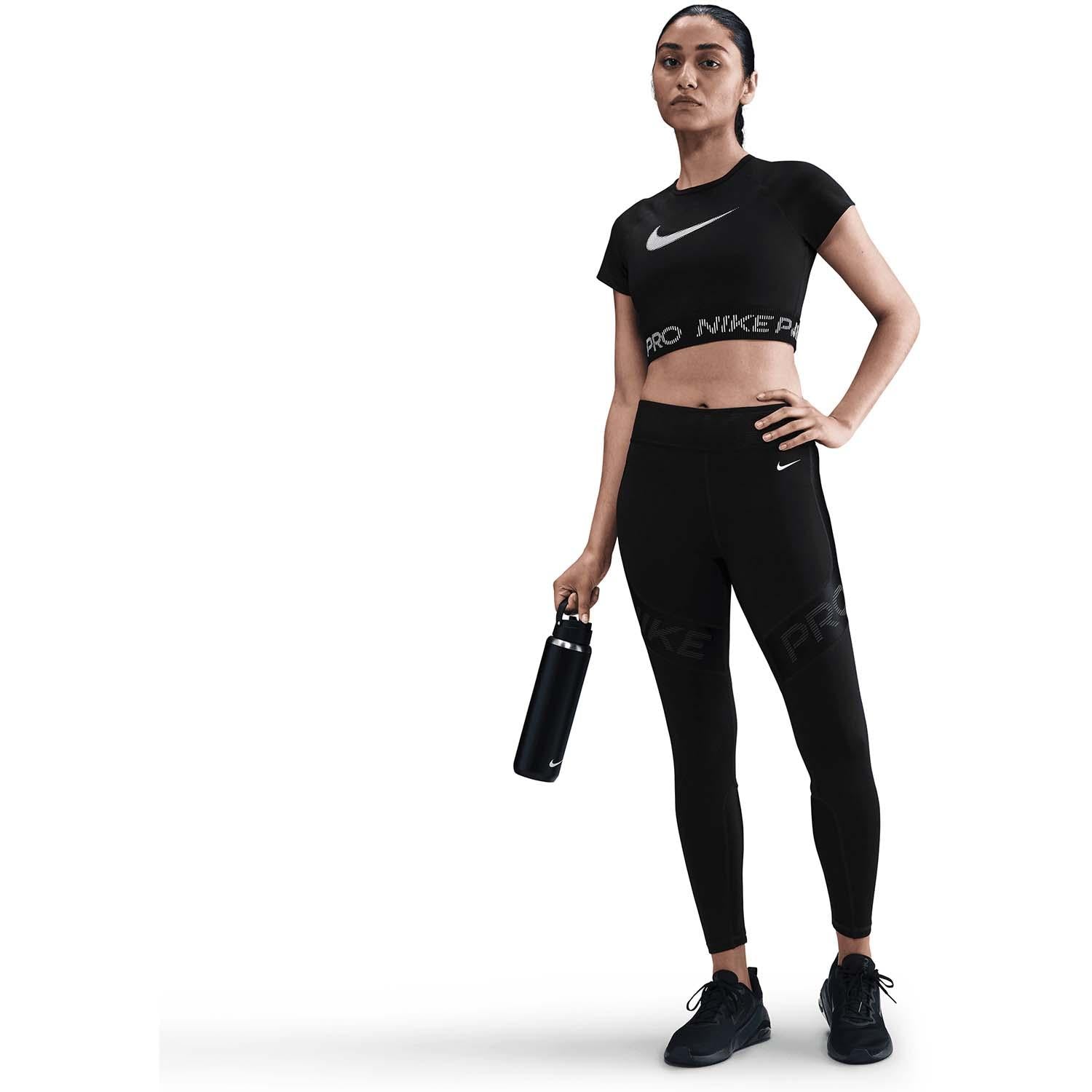 nike pro women's dri-fit short-slee