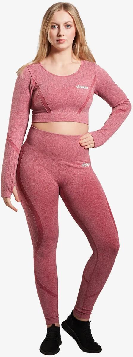long sleeve seamless crop top