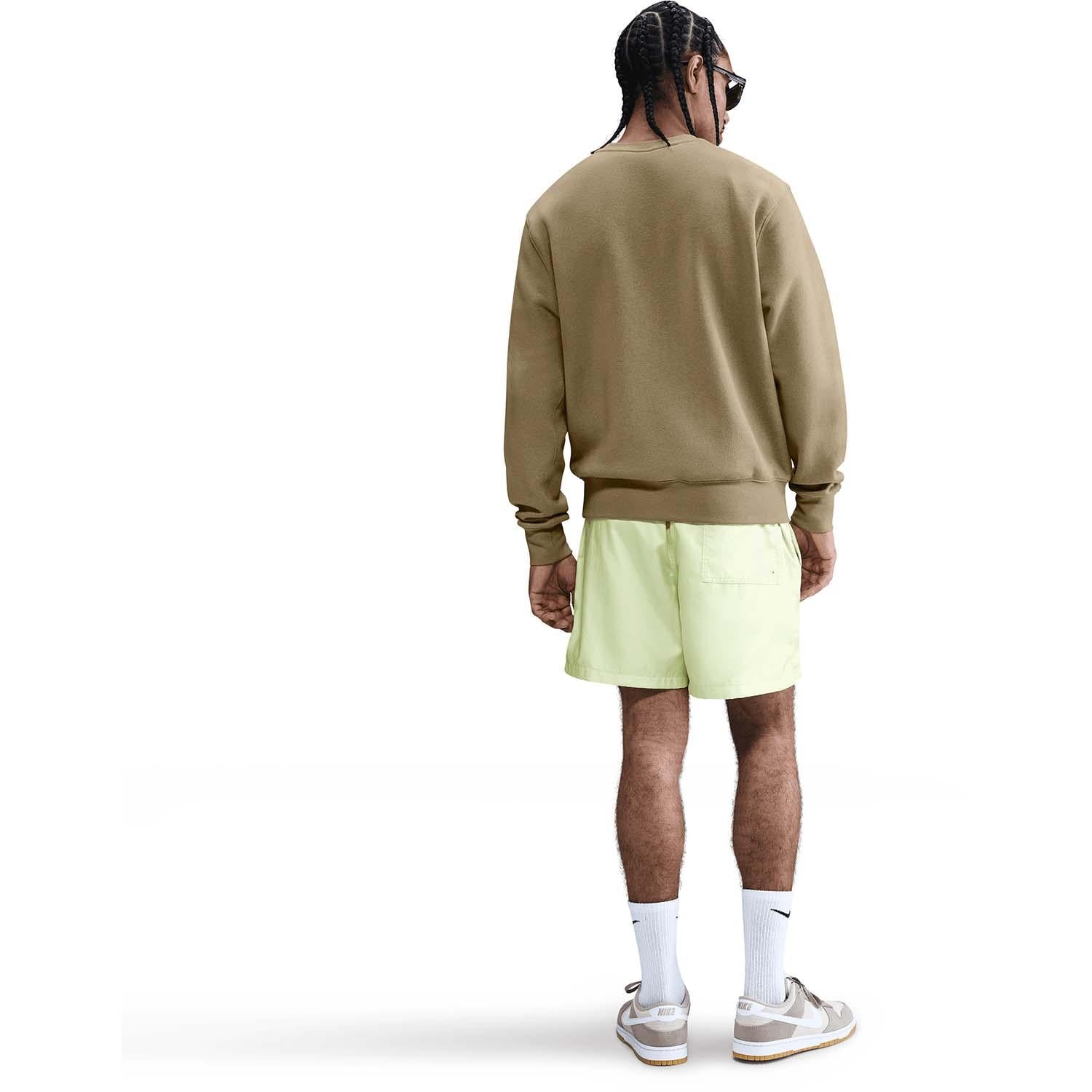 club men's brushed fleece crew