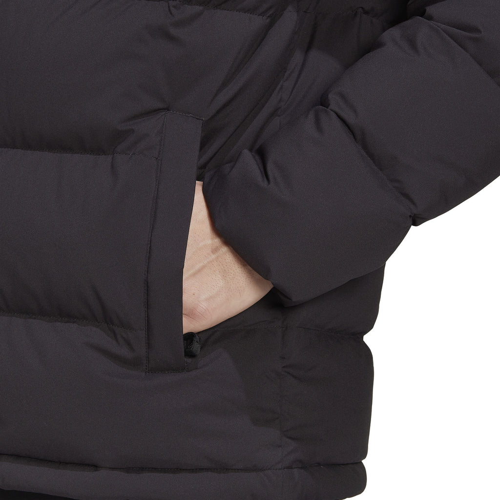 Helionic donsjack met capuchon