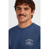 Melange Chest Print T-shirt strand