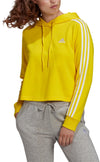Essentials 3-Stripes Cropped Hoodie