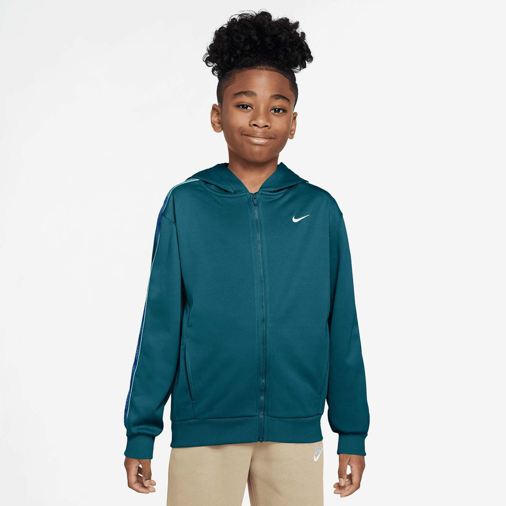 sportswear club big kids' Dri-FIT hoodie met rits