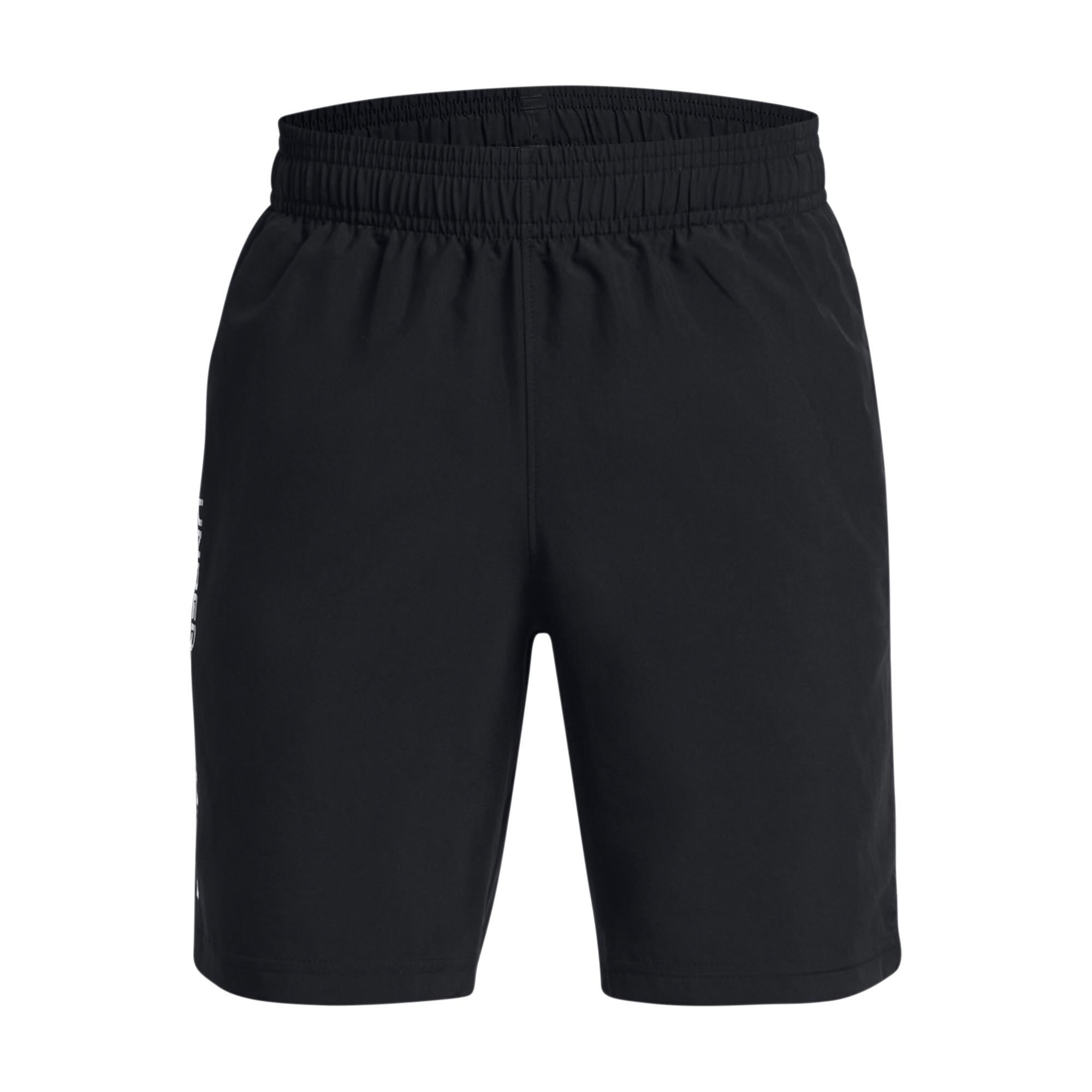 ua woven wdmk shorts-blk