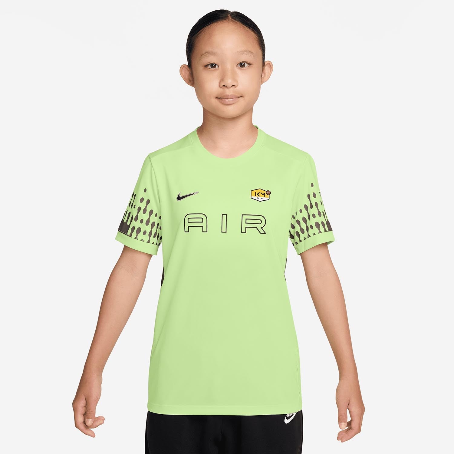 Kylian Mbappe Academy Big Kids' Dri-FIT VoetbalShirt