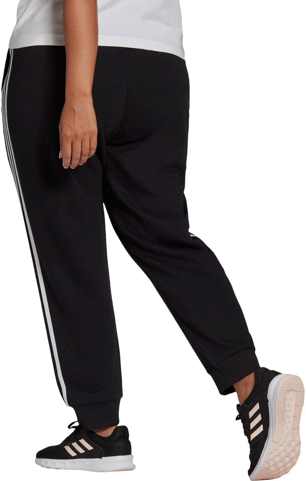 Essentials French Terry 3-Stripes Broek (Grote Maat)