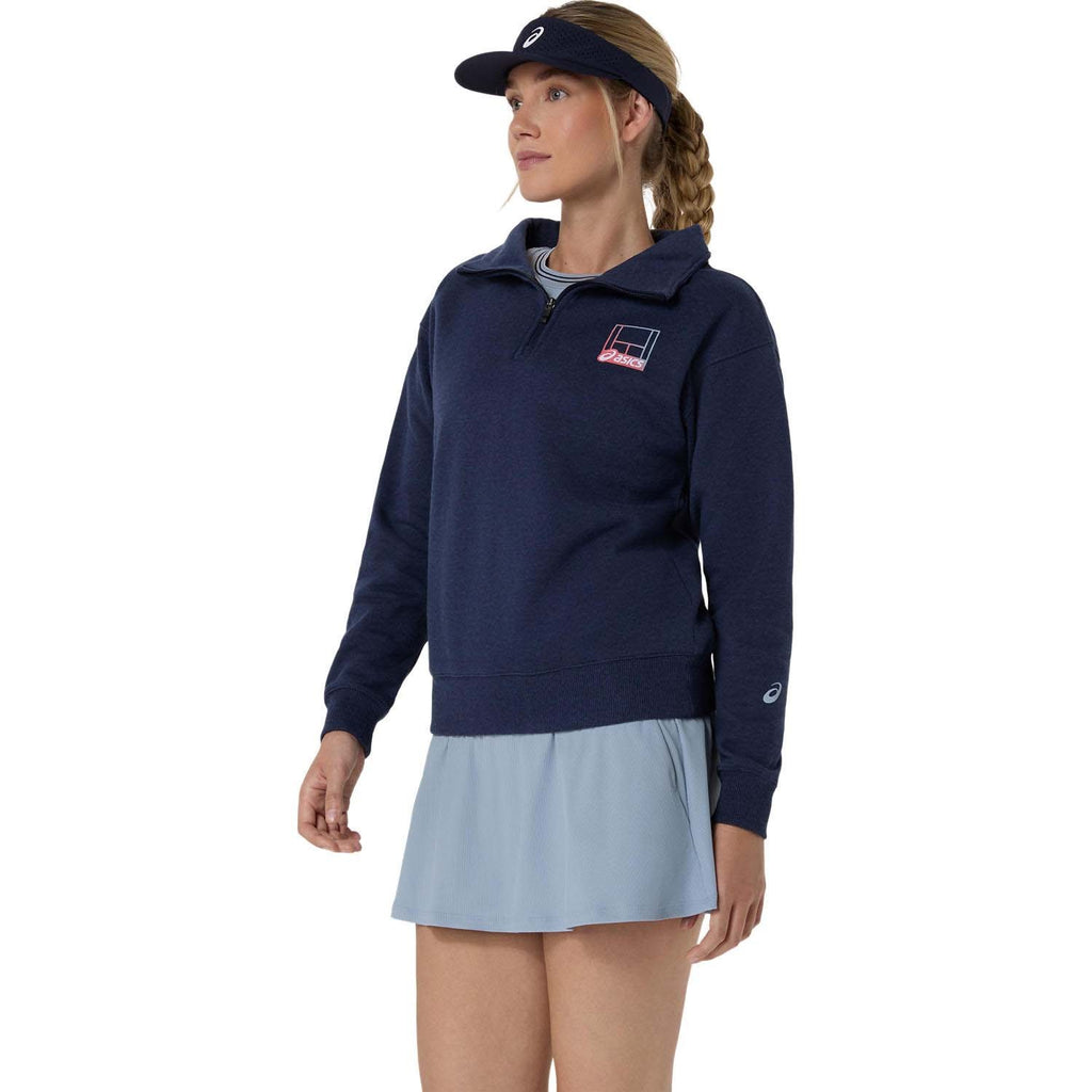 Court Core Graphic Half Zip Sweatshirt tennis