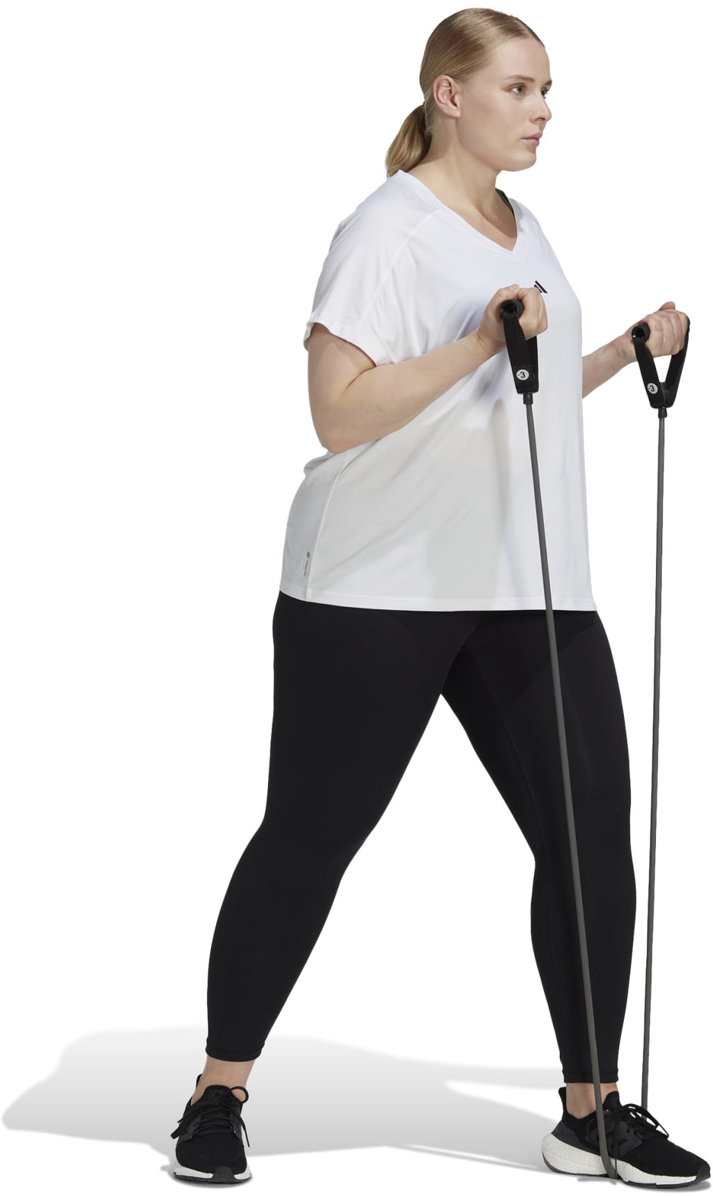 AEROREADY Train Essentials Minimal Branding V-Neck shirt