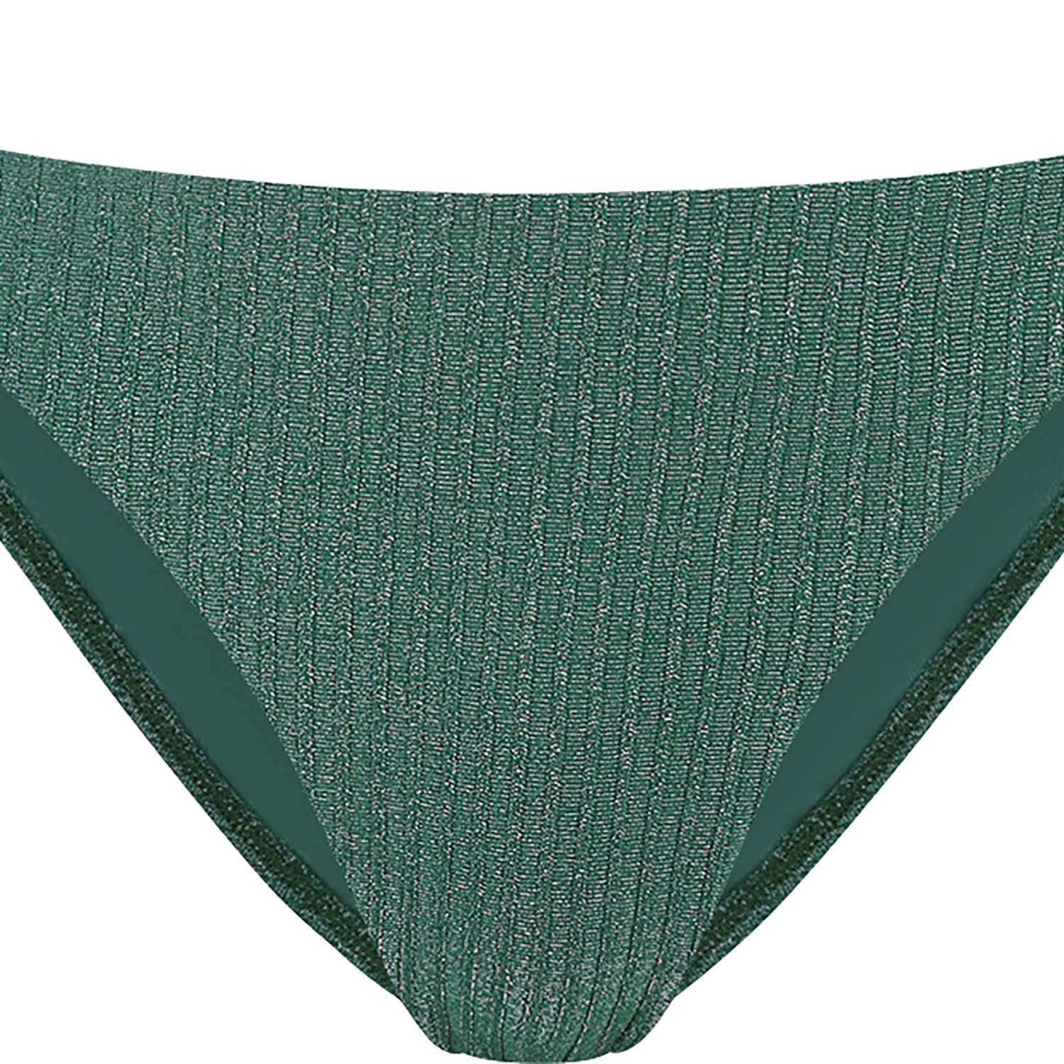 green glitter Bikinibroekje