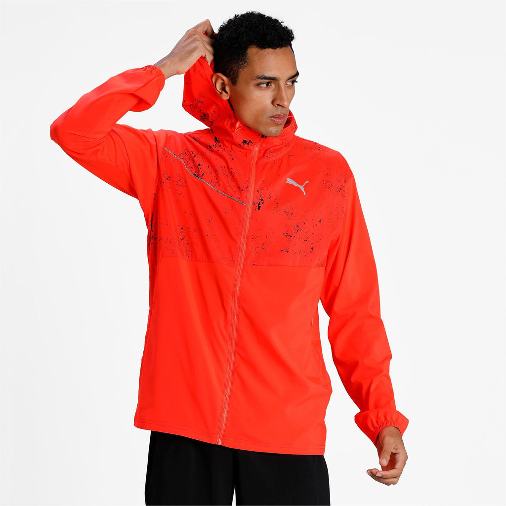 Run Graphic Hooded Jacket