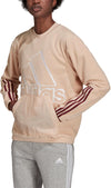 Brand Love Giant Logo Polar Fleece sweater