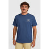 Melange Chest Print T-shirt strand
