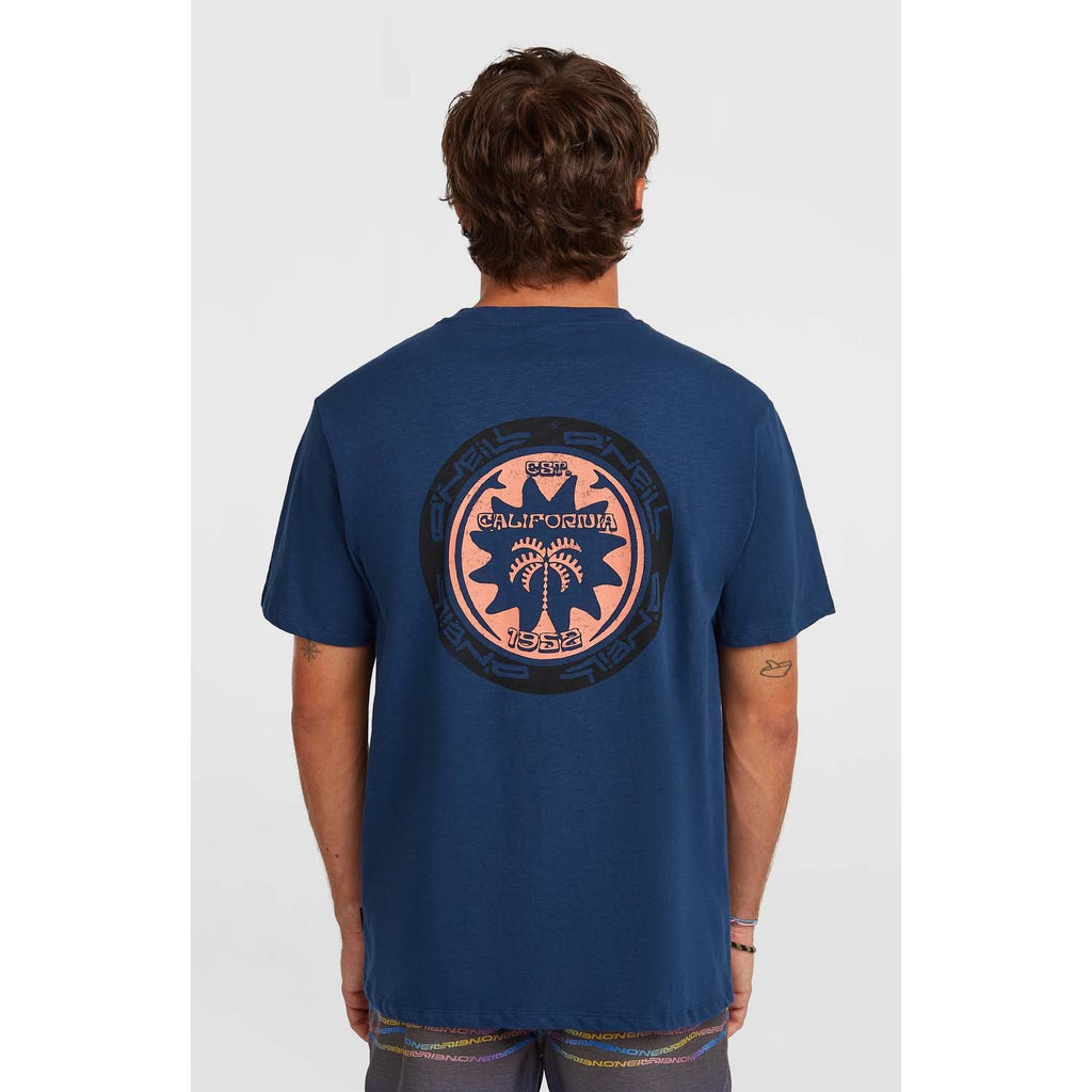 Slub Back Print T-shirt strand