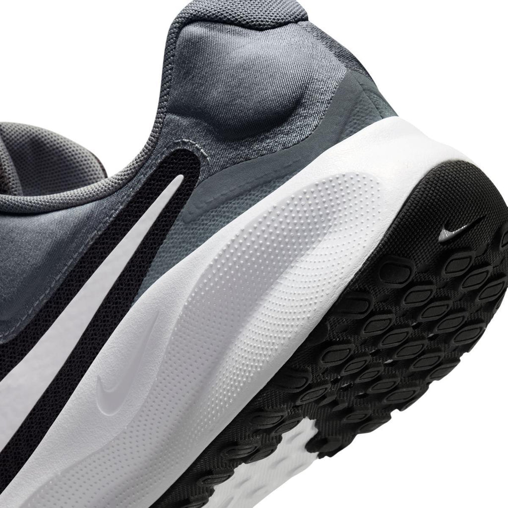 Nike Revolution 7 Men's Road Runnin, WOLF GREY/VOLT-SMOKE GREY-BLACK, 12