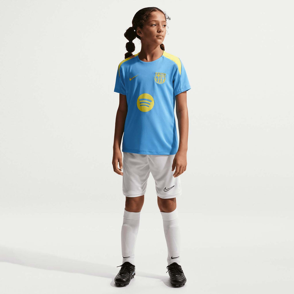 FC Barcelona Dri‑FIT Strike Replica T‑shirt – Junior / Kids