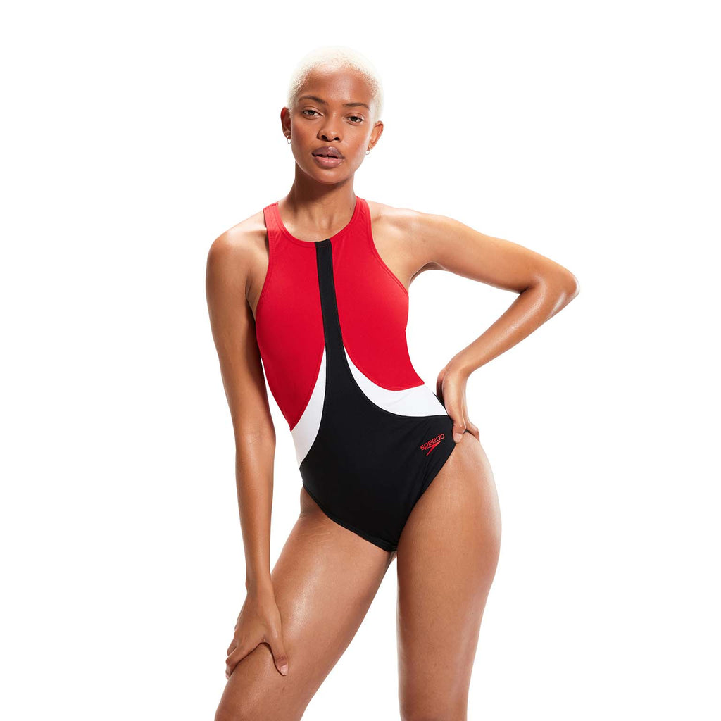 Eco+ Colourblock Hi Neck Xb badpak