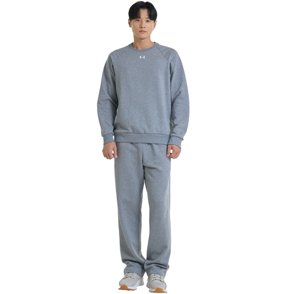 Ua Rival Fleece Crew-blk