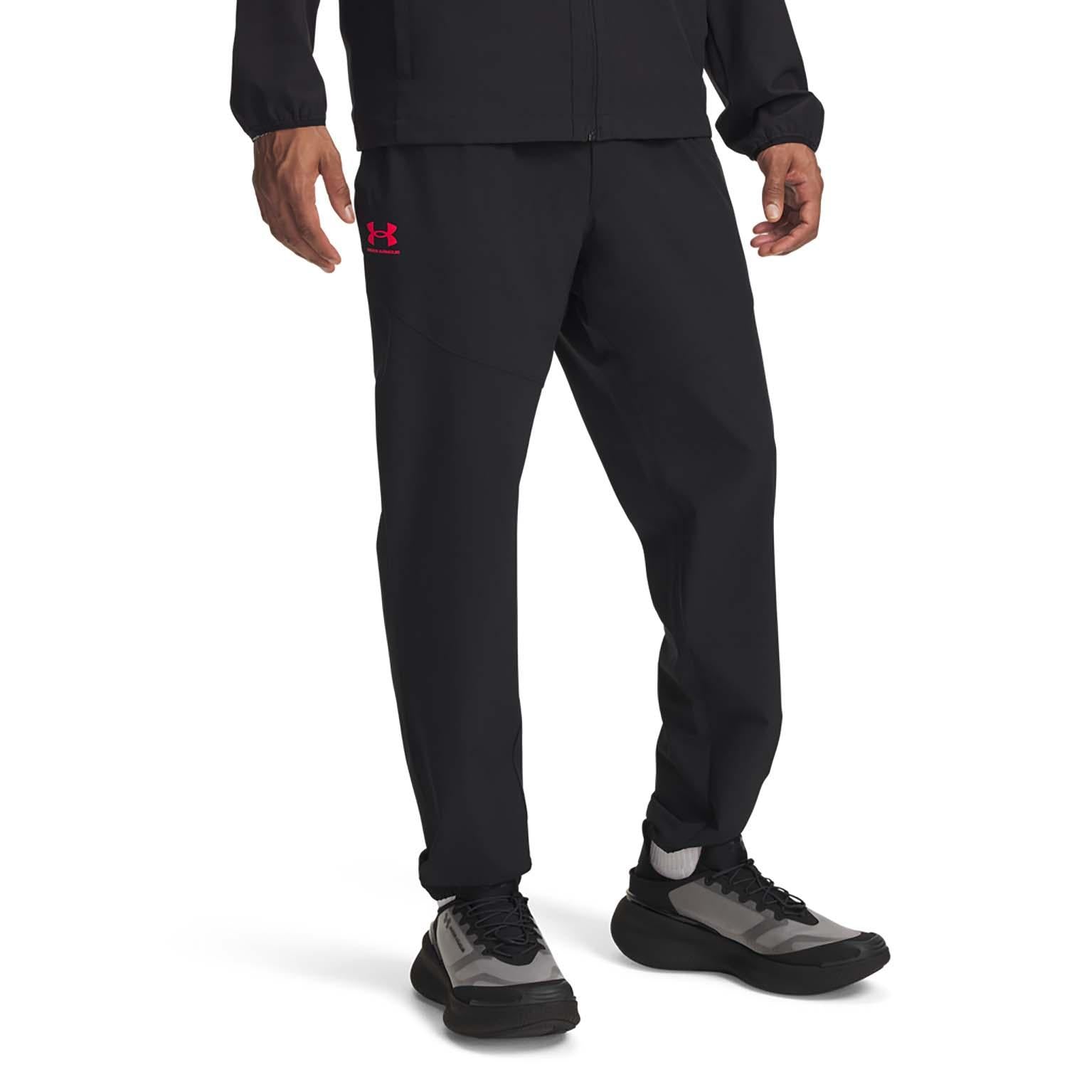 ua vibe woven jogger-blk