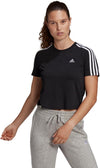 Essentials Loose 3-Stripes Cropped T-shirt
