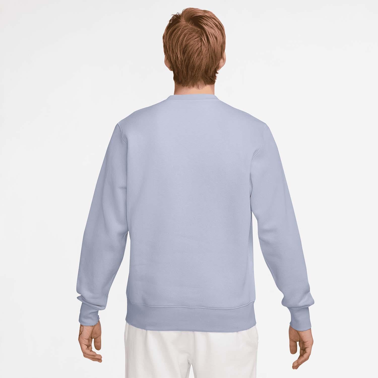 club men's brushed fleece crew