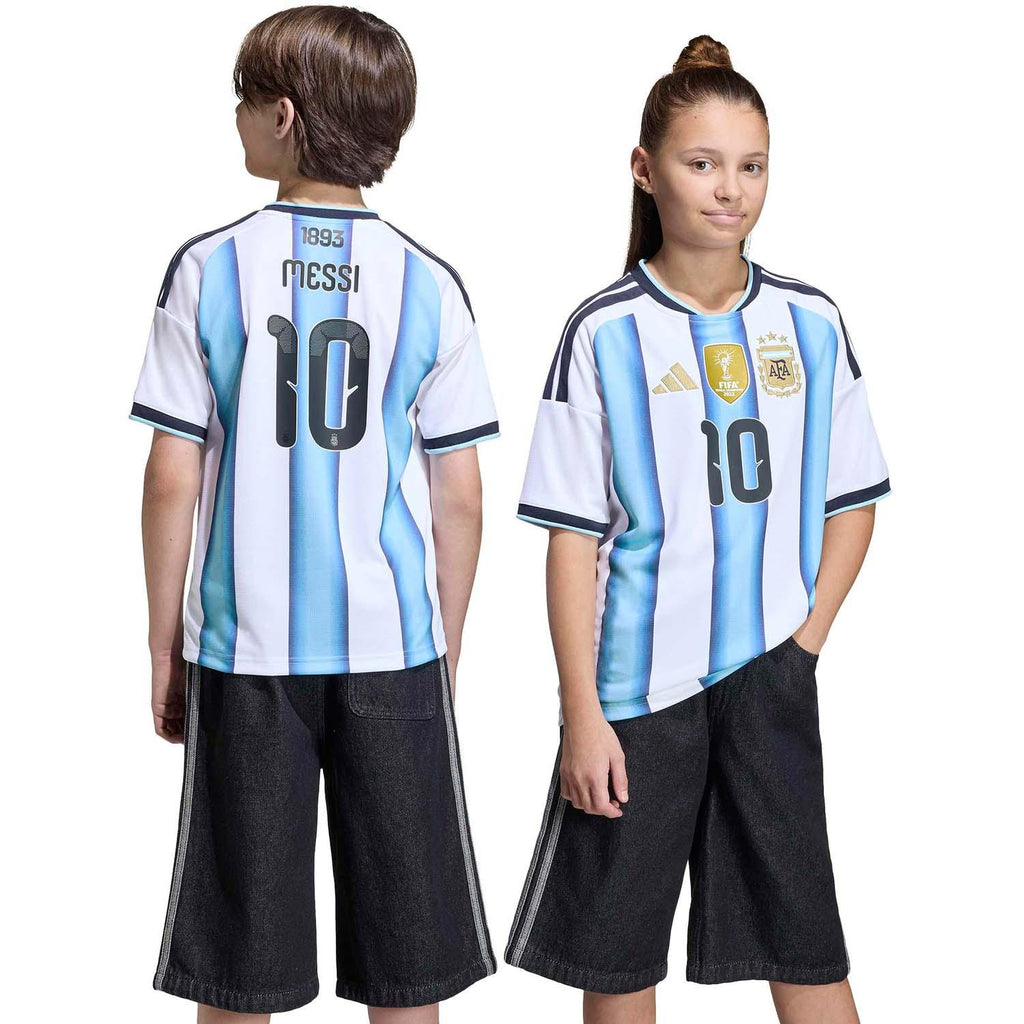 Argentinië 26 Replica Messi Thuisshirt Kids