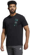 Reflective Hoops Badge of Sport Graphic T-shirt
