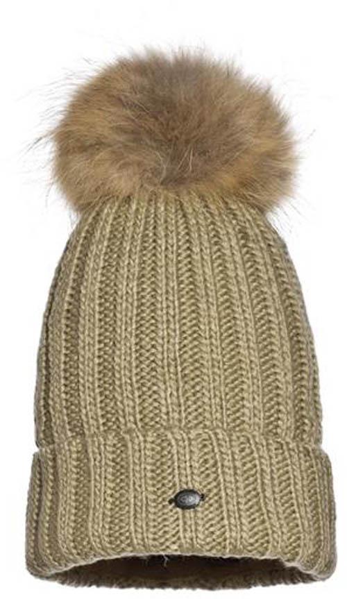 una beanie real raccoon fur