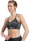 Wor Aop Tri Back Bra- Pad
