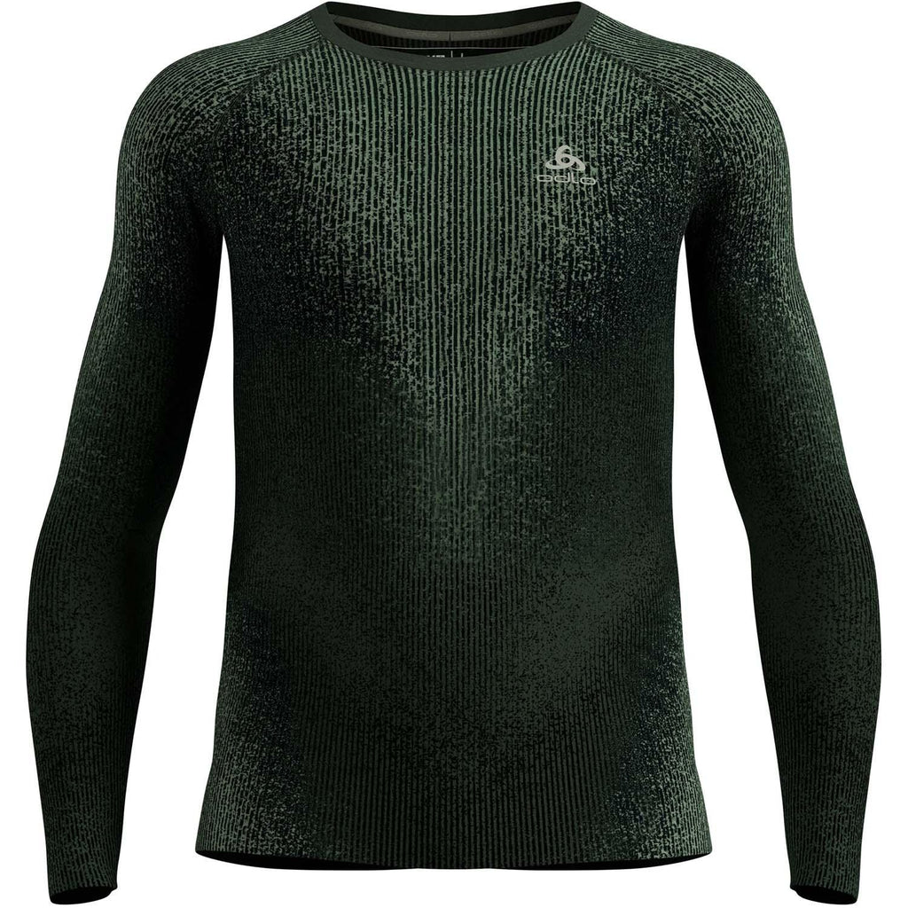 bl top crew neck l/s performance warm blackcomb