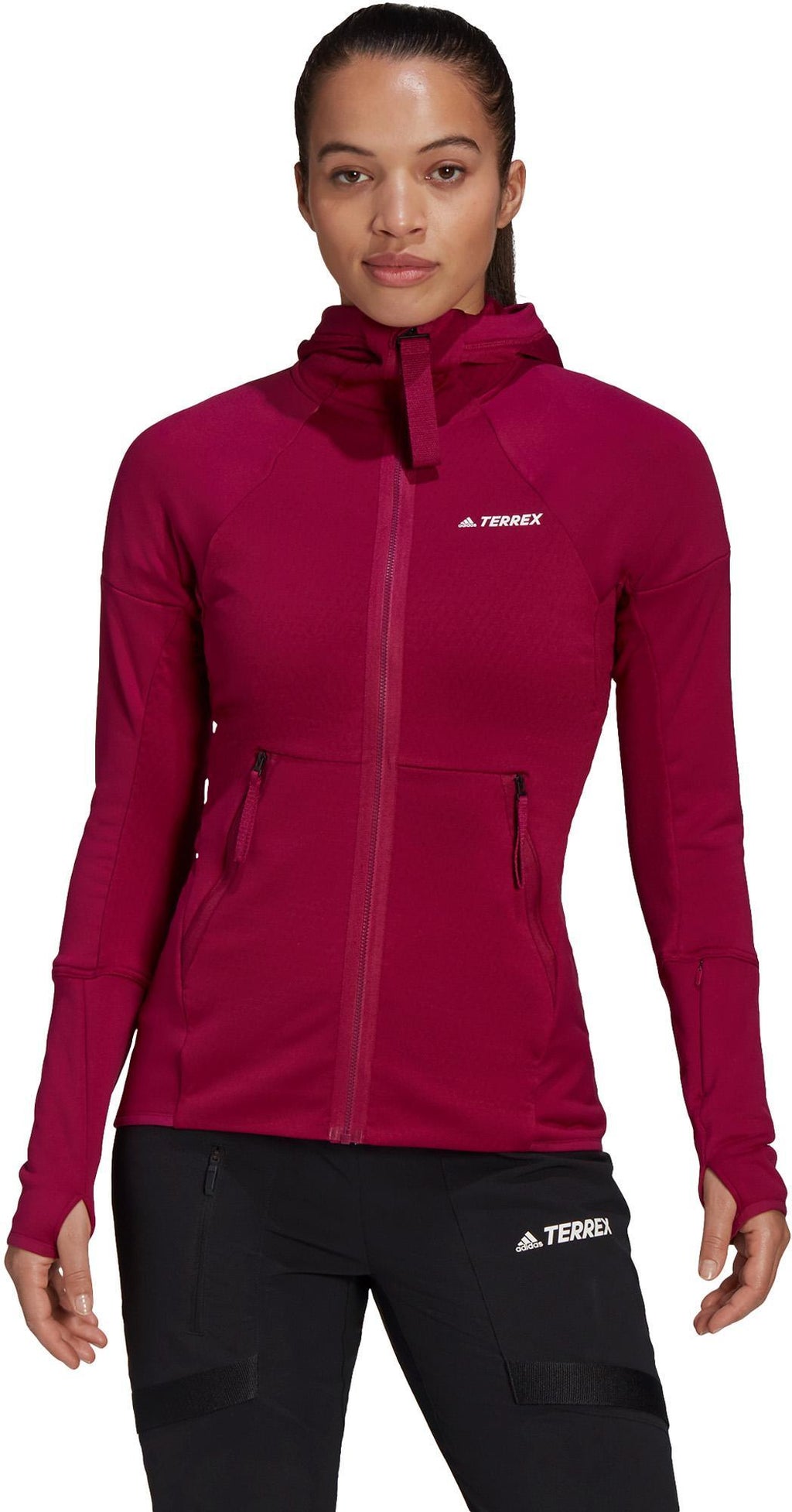 Terrex Tech Hooded Fleece Hiking Jack