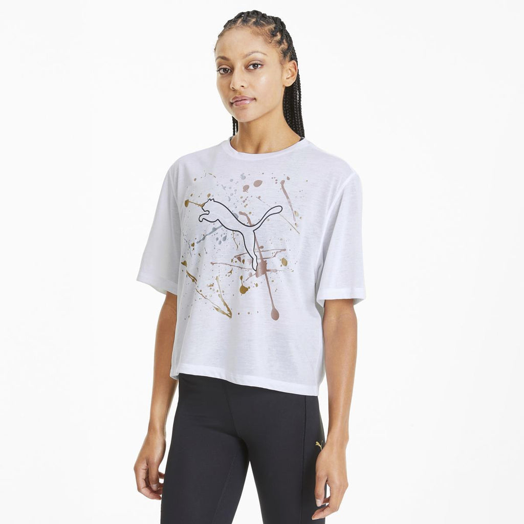 metal splash graphic tee