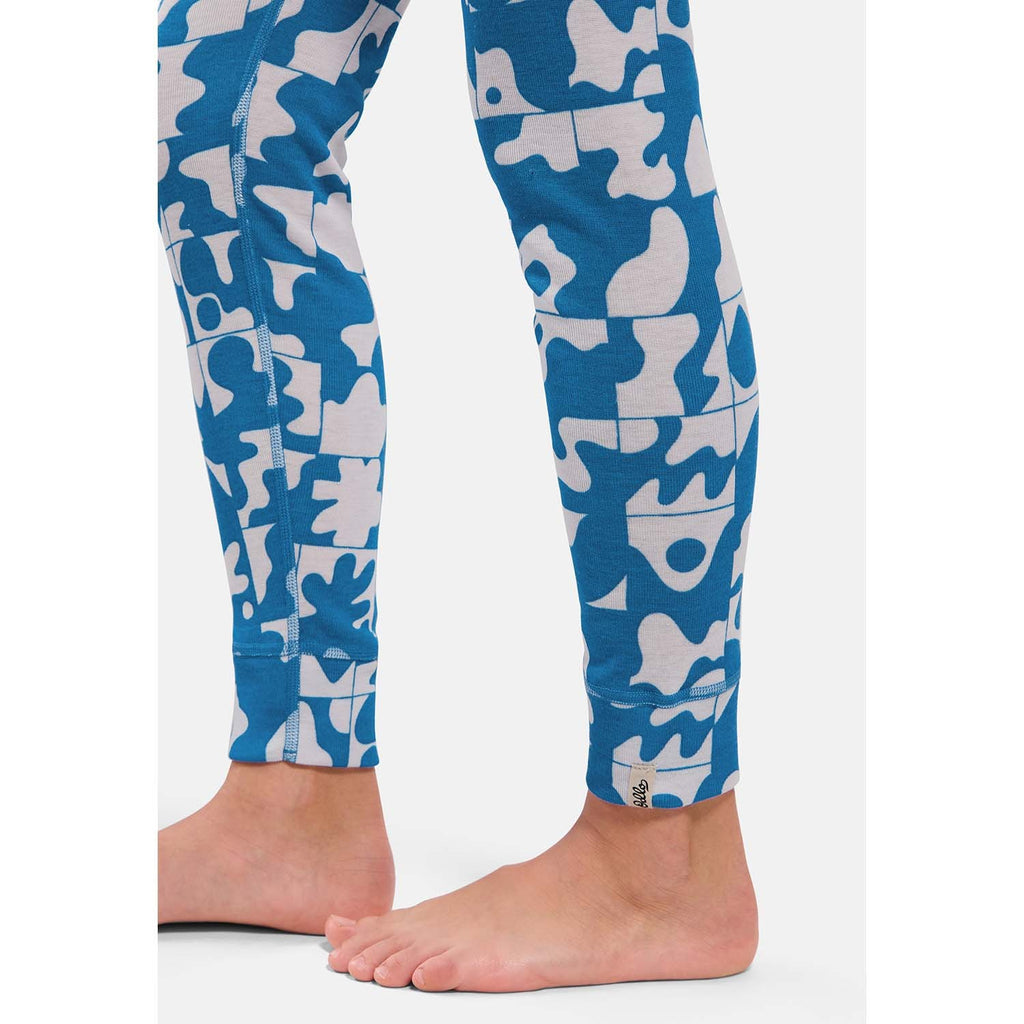 active warm graphic kids base layer lange broek