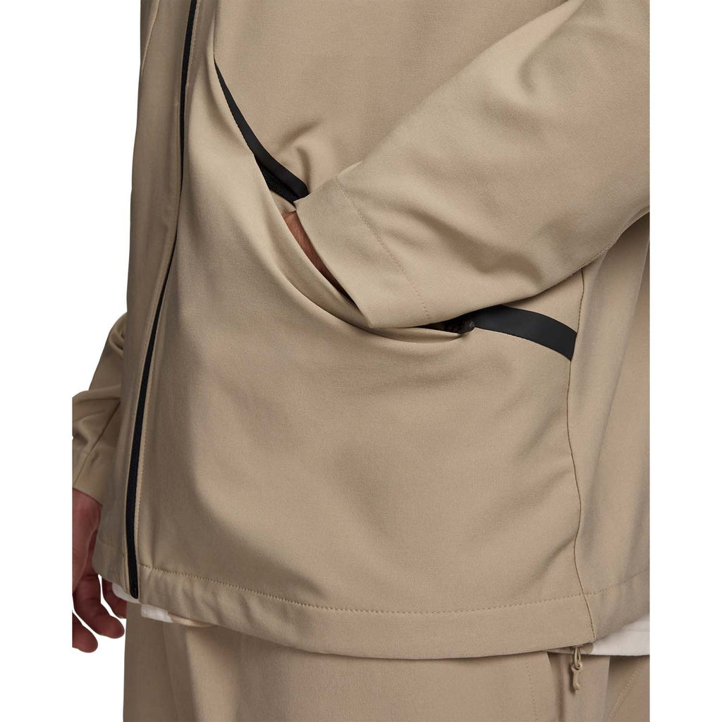 ua unstoppable woven jacket-brn