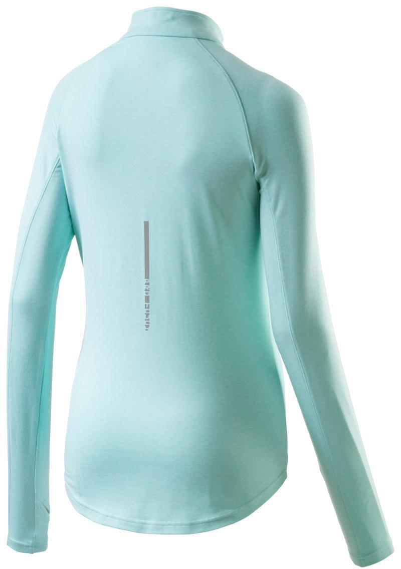 CUSCA wmsDa.Langarmshirt/Halbzipp88%Pes 12%El DryPlusEc