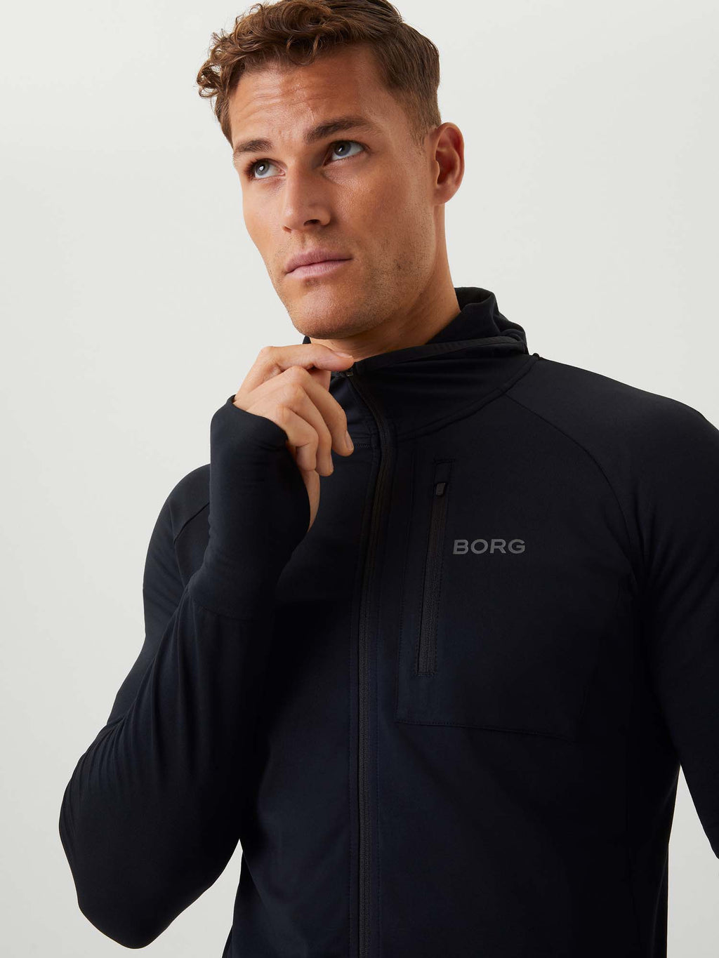 Borg Running Hooded midlayer
