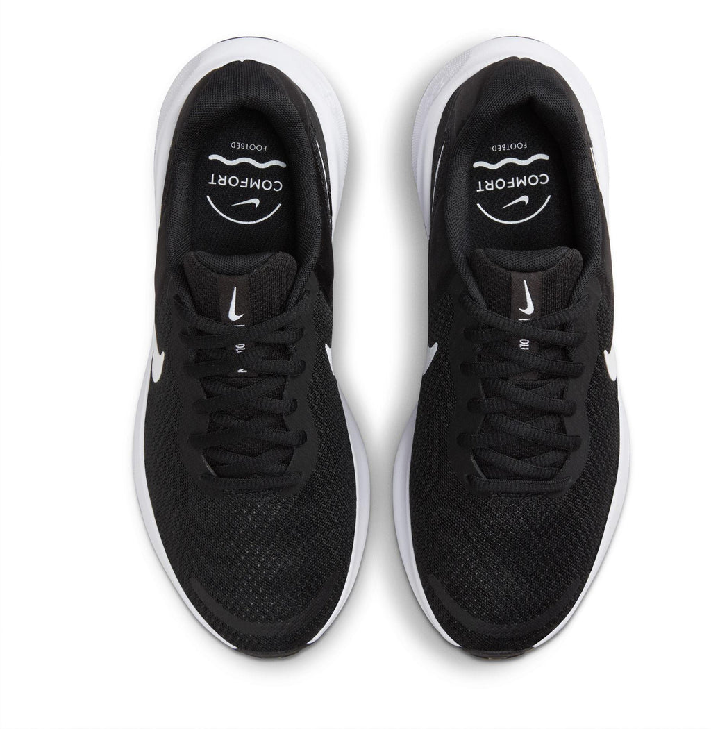 Nike Revolution 7 Women's Road Runn, BLACK/METALLIC GOLD-WHITE-DK SMOKE, 11.5