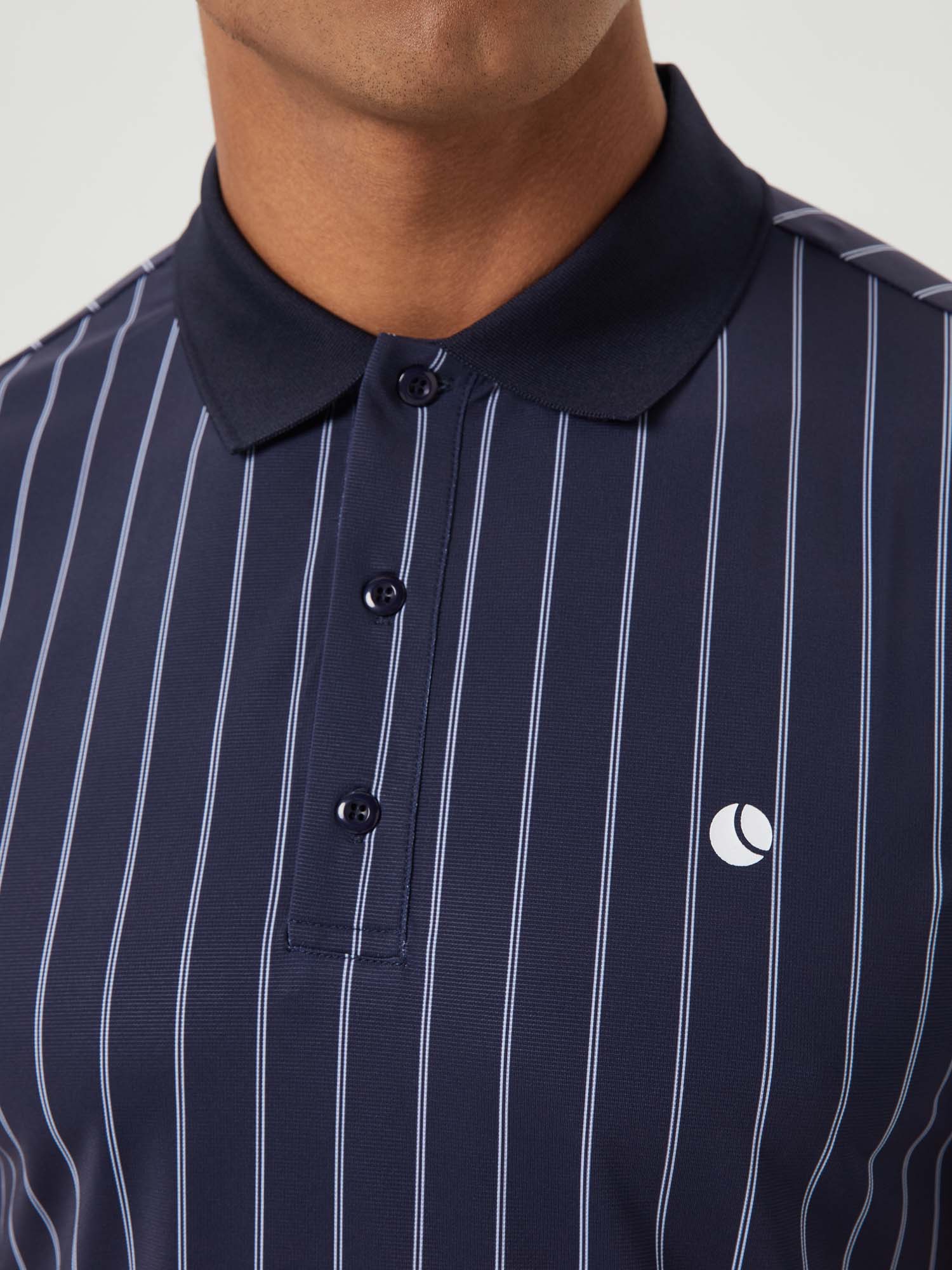 Ace Pinstripe Polo shirt